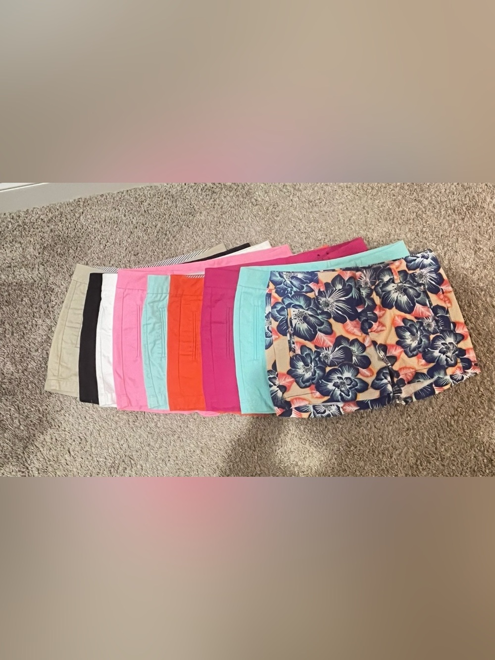 Stylus Colorful Women’s Shorts with Floral Print and solids.